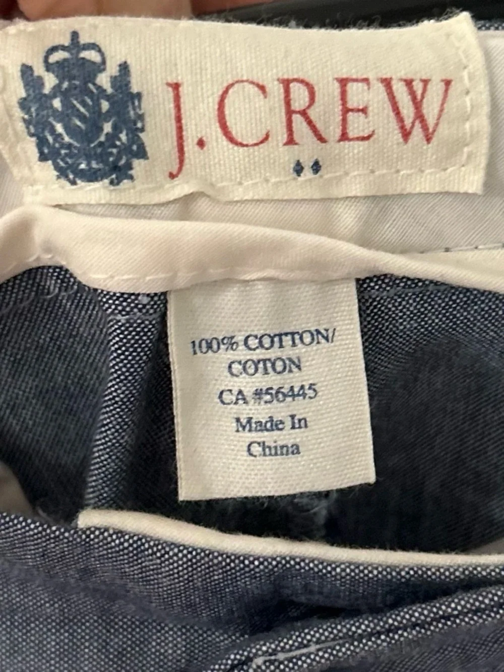 J.Crew Rivington Chambray Shorts 38W 11” Inseam NWT Preppy Summer Resortwear